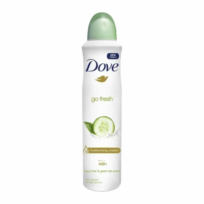 اسپری بدن برند داو مدل Cucumber & Green tea