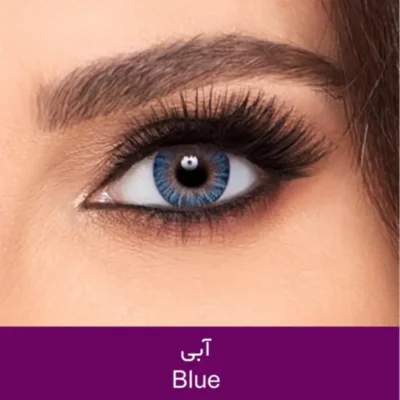 لنز رنگی روزانه آبی