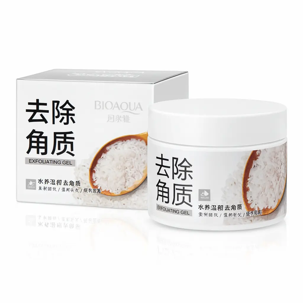 ژل کرم روشن کننده و لایه بردار حاوی عصاره برنج بیوآکوا | Bioaqua ژل کرم روشن کننده و لایه بردار حاوی عصاره برنج بیوآکوا | Bioaqua