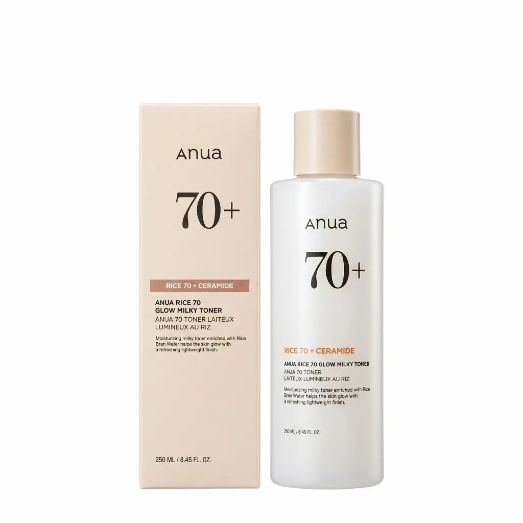 تونر آبرسان و روشن کننده برنج و سرامید آنوا | Anua Rice 70 Glow Milky Toner تونر آبرسان و روشن کننده برنج و سرامید آنوا | Anua Rice 70 Glow Milky Toner