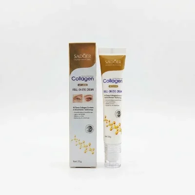 کرم دور چشم کلاژن سادور مدل غلطکی | SADOER Collagen Roll-On Eye Cream