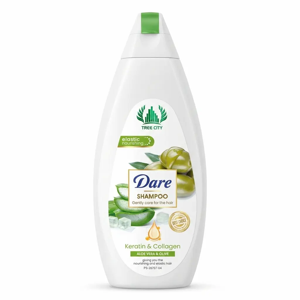 شامپو مدل زیتون و الوورا برند DARE شامپو مدل زیتون و الوورا برند DARE