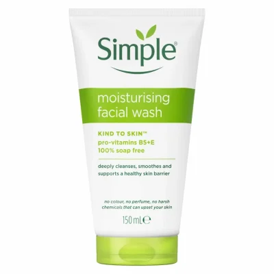 ژل شست و شو صورت مدل Moisturising سیمپل