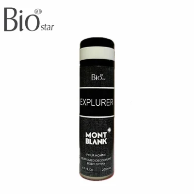 اسپری بدن بیو استار رایحه MONT BLANK EXPLURER