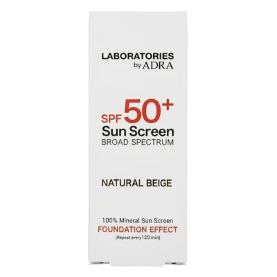 کرم ضد آفتاب آدرا SPF 50 رنگ بژ طبیعی