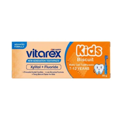 خمیر دندان ژله ای کودک Vitarex بیسکوئیتی