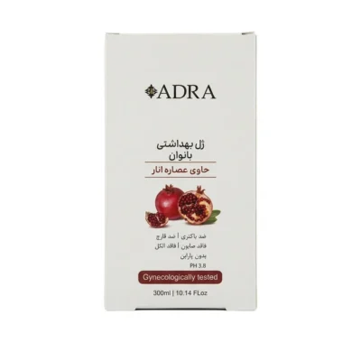 ژل بهداشتی بانوان عصاره انار آدرا 300 میلی لیتر
